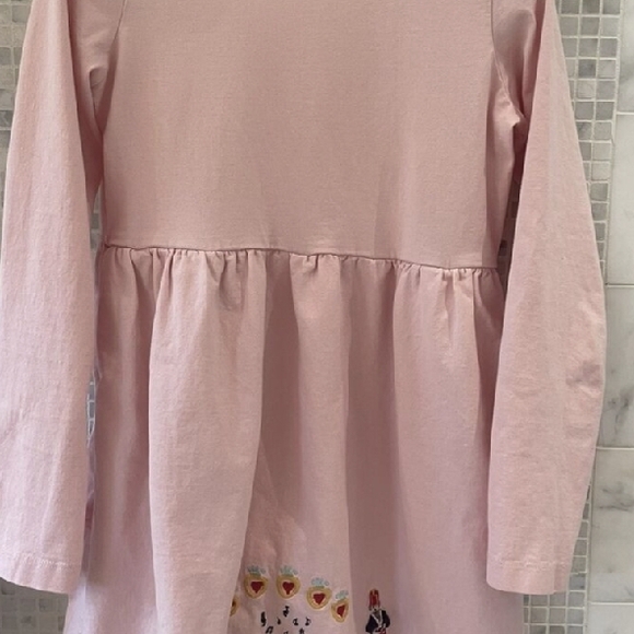 Hanna Andersson 12 Days of Christmas Pink Long Sleeve Dress Girls Size 12 - Picture 4 of 10